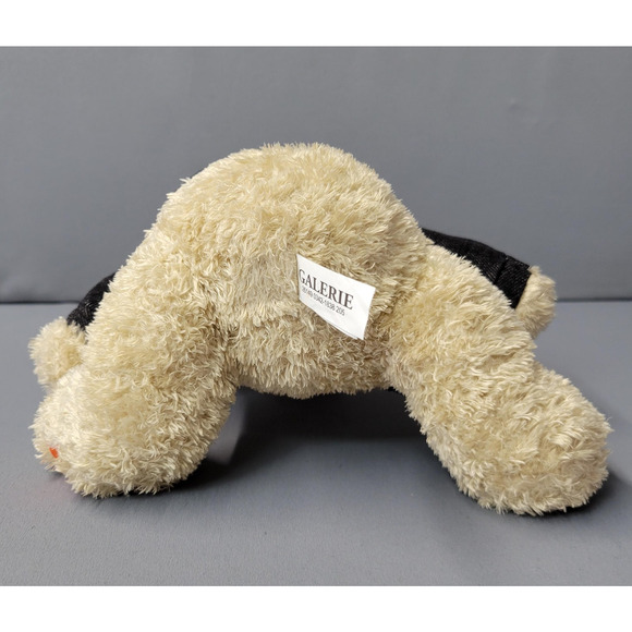 Reese's Bear Plush Galerie Teddy 8" Sitting Denim Jacket Stuffed Animal Toy - Picture 7 of 13